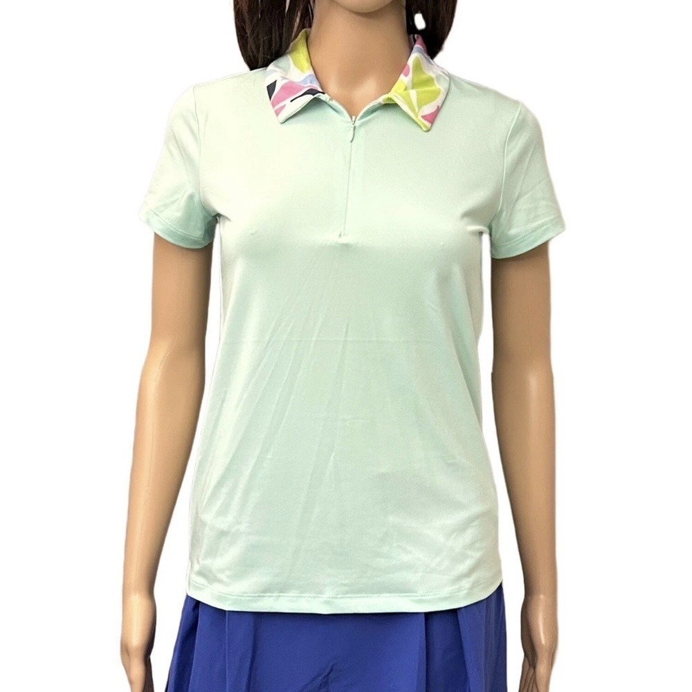 Tommy Bahama Women's Short Sleeves 1/4 Zip Golf Polo Top Size M - Medium - NWT